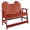 Highwood Usa 4ft Hamilton Counter Height Bench Outdoor Furniture for Patio, Backyard, Garden AD-BEN-HM2-RED - alternate 1